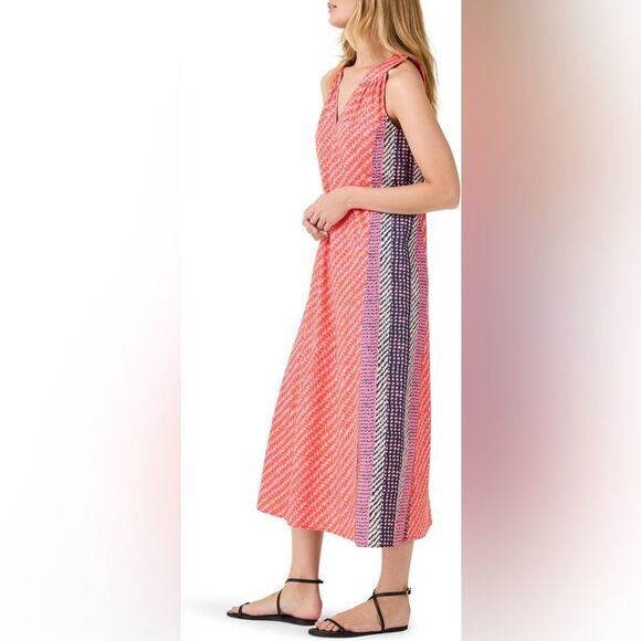 NIC+ZOE Spotty Stripes Dress Sleeveless Maxi Size L - Picture 13 of 13